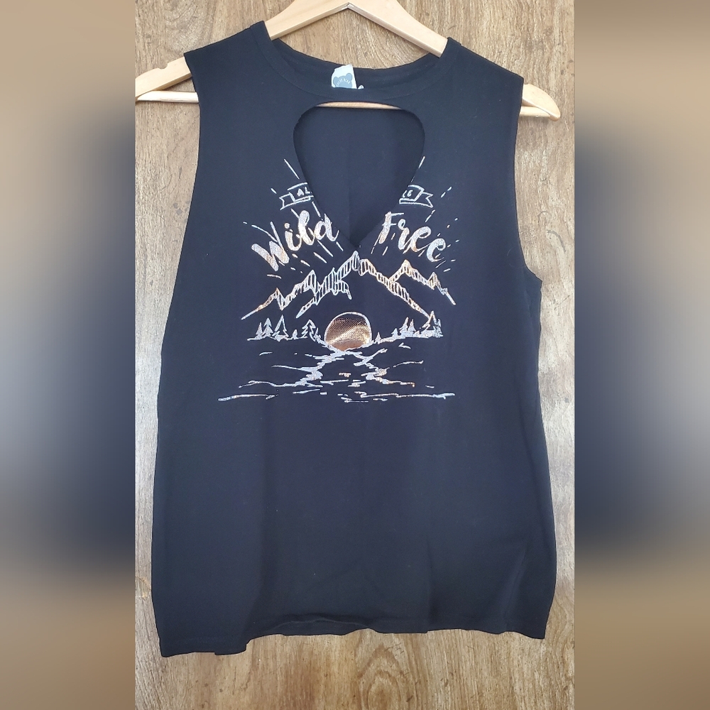 Color Bear Charcoal Gray Top